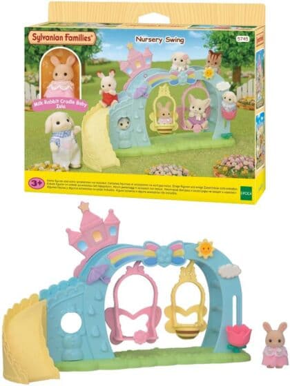 Sylvanian Families - Lekeplass med Milk kaninbaby