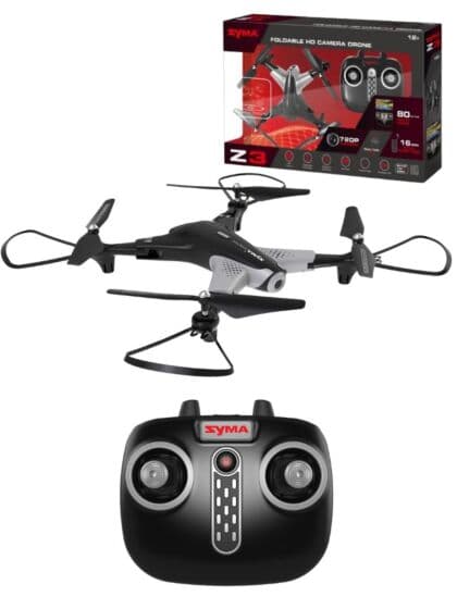 Syma Z3 Drone med HD WiFi-kamera 720P - rekkevidde 80m - sammenleggbar- 32 cm