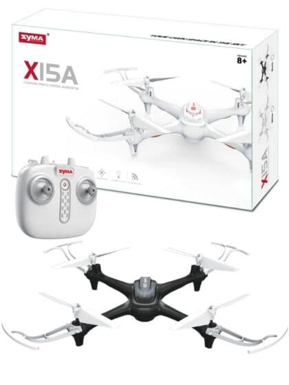 Syma X15A drone med loop og hovering funksjon - 3,7V oppladbart batteri med USB - Svart