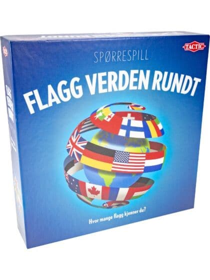 Tactic Flagg verden rundt spørrespill - norsk versjon