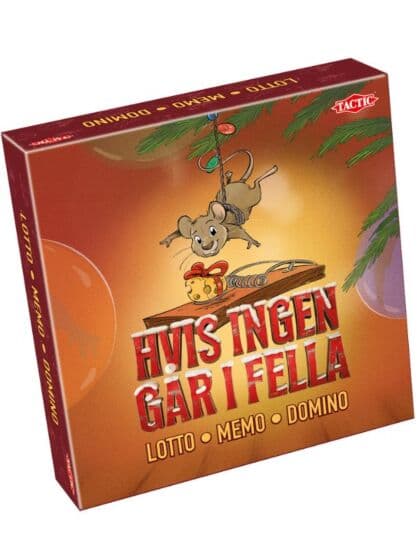 Tactic Hvis ingen går i fella - 3-i-1 lotto/memo/domino spill - norsk versjon