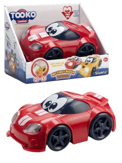 Silverlit My First Racer - morsom lekebil med lyd og lys - fra 2 år - rød