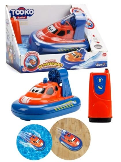 Silverlit My First RC Hovercraft - radiostyrt båt som kjører både på land og vann - 16 cm