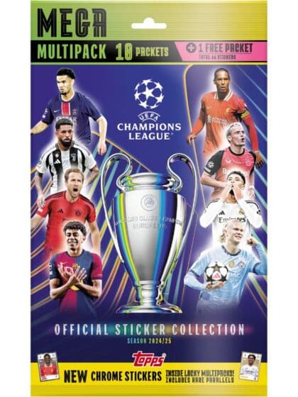 Topps Champions League 2024/25 fotball-klistremerker - 11 pakker