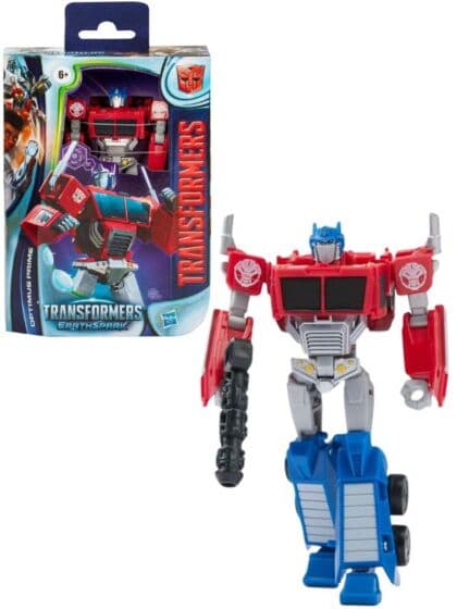 Transformers Earthspark Deluxe Optimus Prime actionfigur - 13 cm