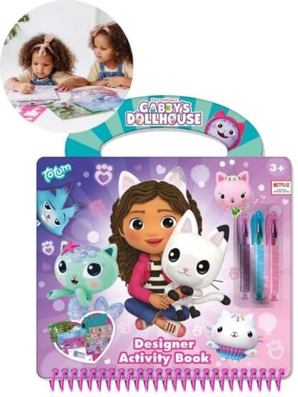 Gabbys Dukkehus Activityspad - kreativt designer set for barn