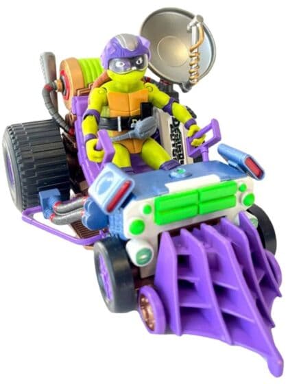 Turtles Tales Of Vehicles lekebil med figur - Donatello