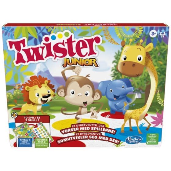 Twister Junior 2i1 dyreeventyr - selskapsspill