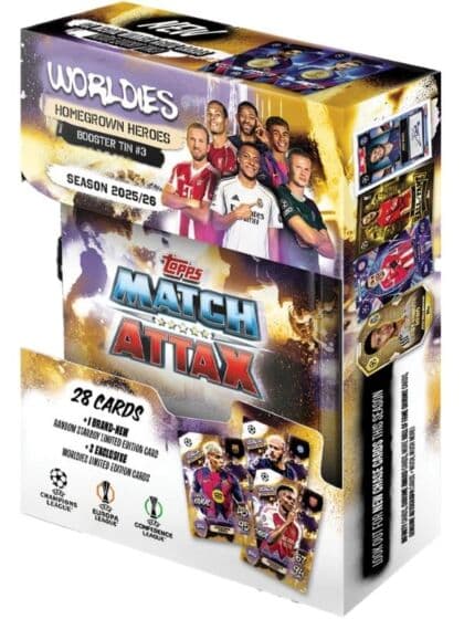 Topps Match Attax UEFA Champions League «Homegrown Heroes» Booster Tin 2025/26