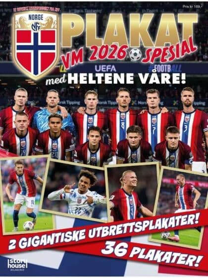 VM plakatbok – Norges landslag fotball, 36 plakater