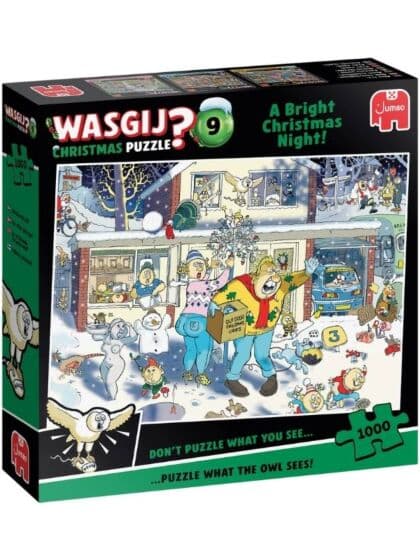 Wasgij Christmas 9 – puslespill 1000 brikker – A Bright Christmas Night