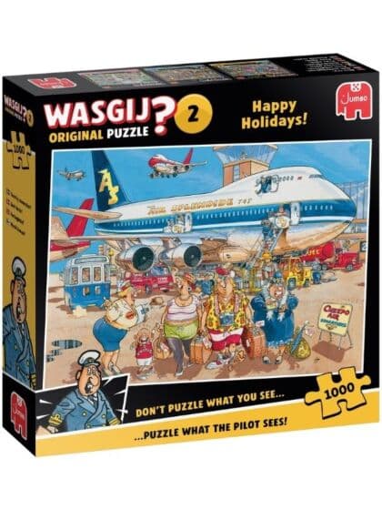 Wasgij Original 2 – puslespill 1000 brikker – Happy Holidays