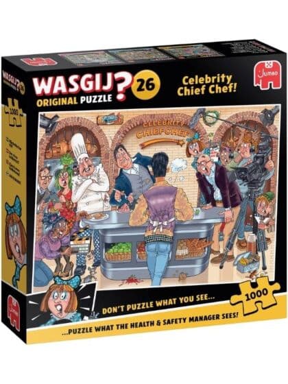 Wasgij Original 26 – puslespill 1000 brikker – Celebrity Chief Chef