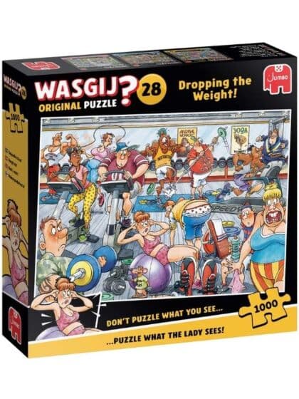Wasgij Original 28 – puslespill 1000 brikker – Dropping the Weight