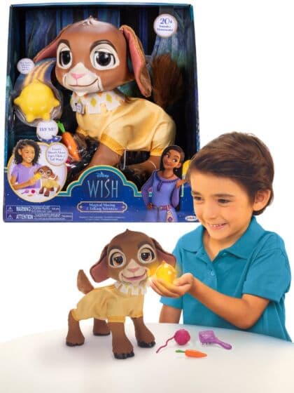 Disney Wish Interaktiv Valentino figur med lyder og bevegelser - tilbehør følger med