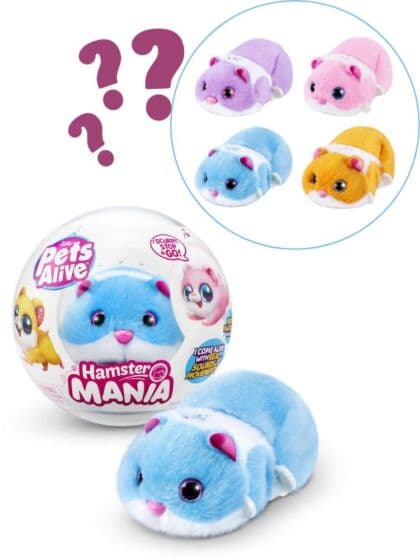 Zuru Pets Alive Hamster Mania - Interaktiv hamsterbamse med lyder