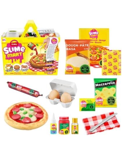 ZURU Slime Mart handlekurv Pizza – kreativ slimlek