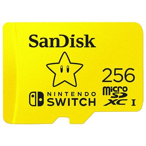 SanDisk Nintendo Switch microSD - 100MB/s - 256GB - Mario Edition - GamingButikken