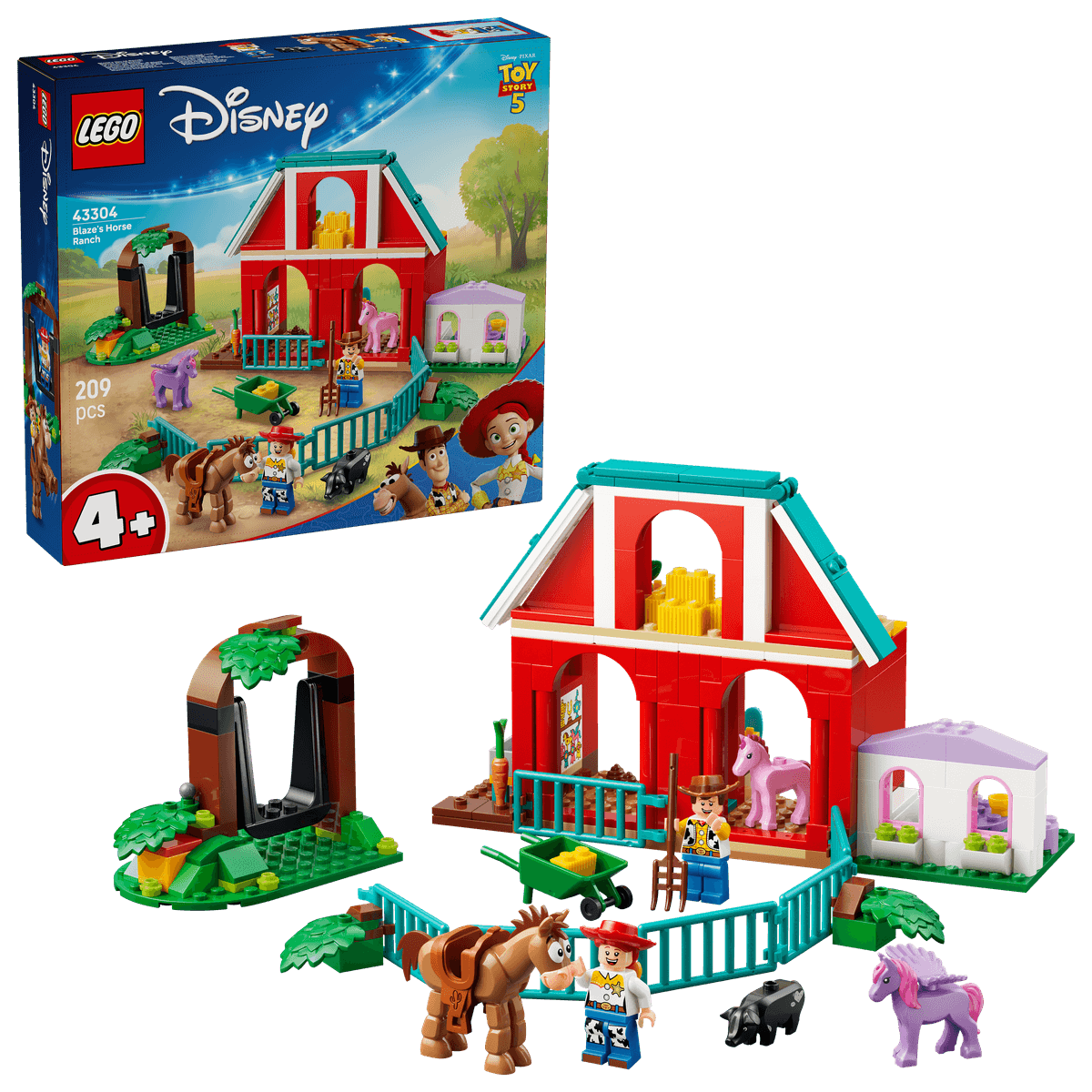 LEGO Disney Pixar Blazes hestegård 43304
