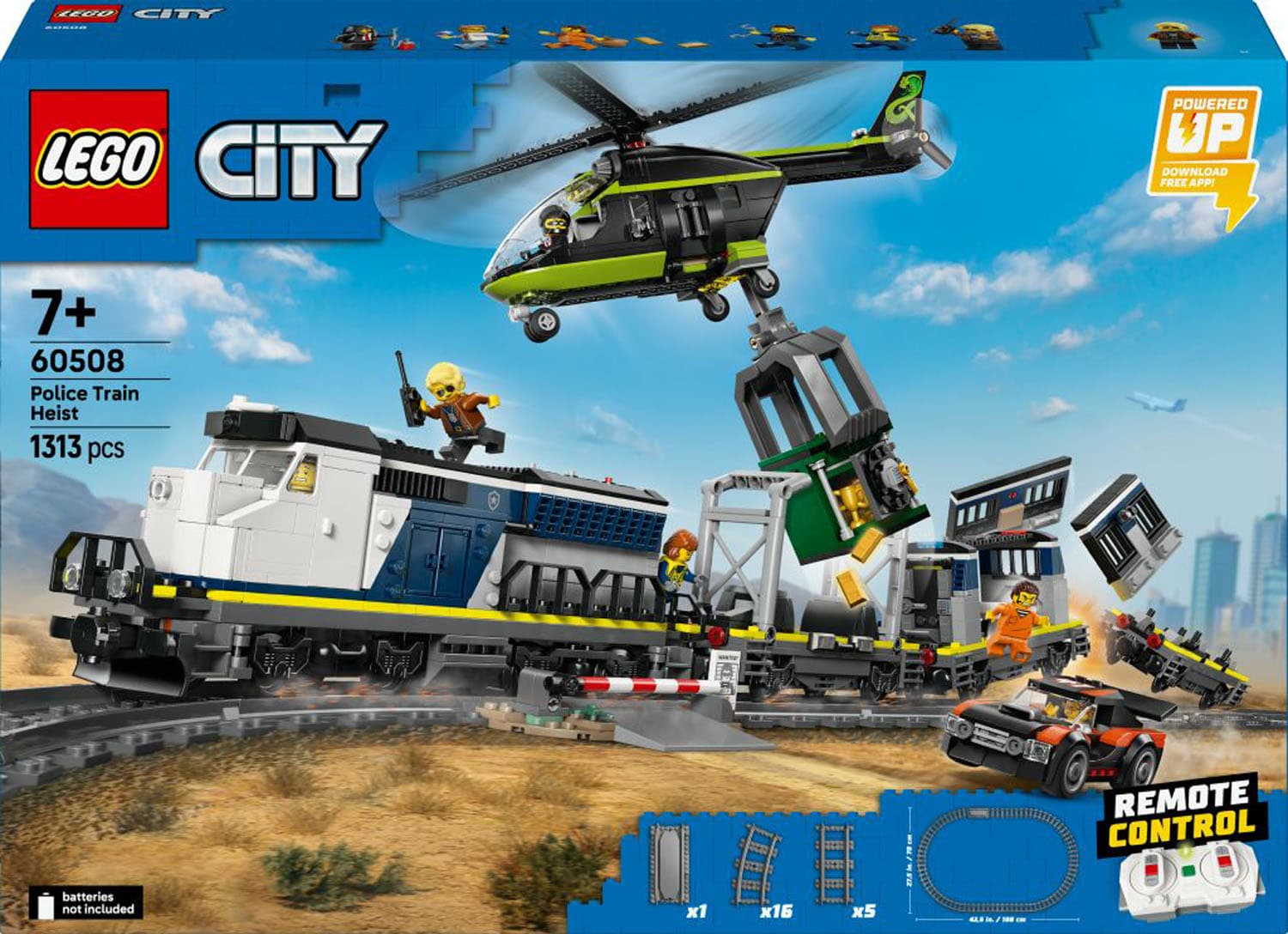 LEGO City Polis – tågrån 60508