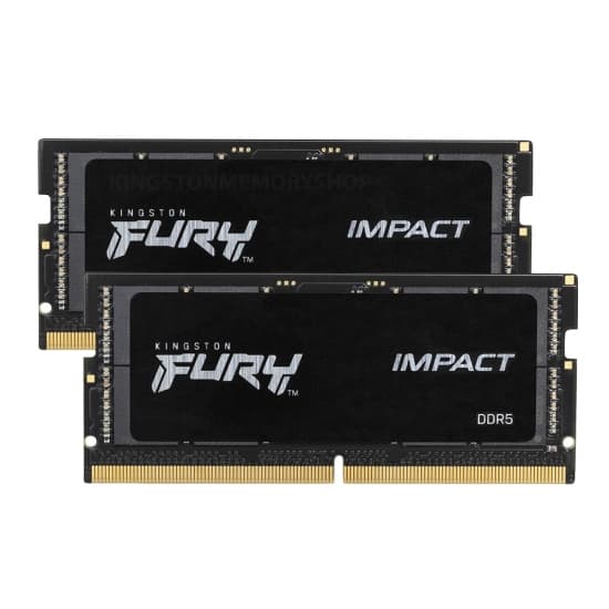 Kingston Fury Impact 64GB (2x32GB) / 5600 Mhz / SODIMM DDR5 / CL40 / KF556S40IBK2-64