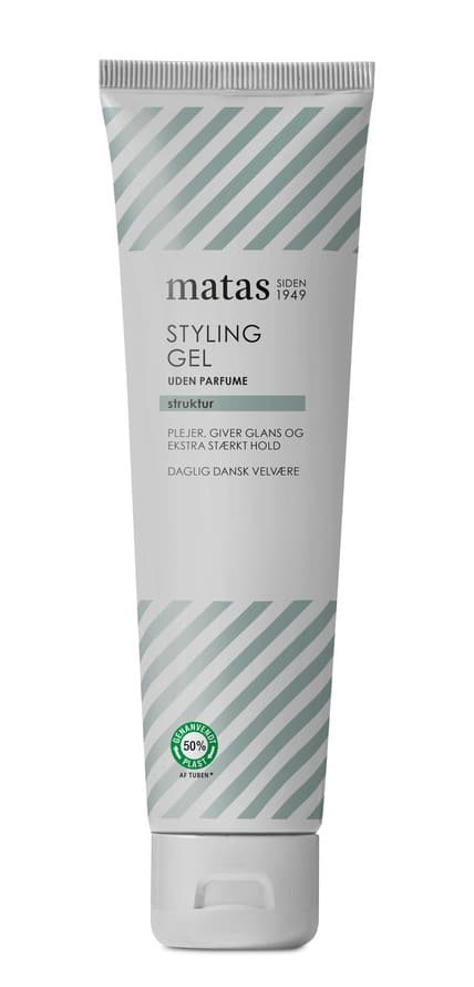 Matas Striber Styling Gel Extra Strong Hold Fragrance Free 100 ml