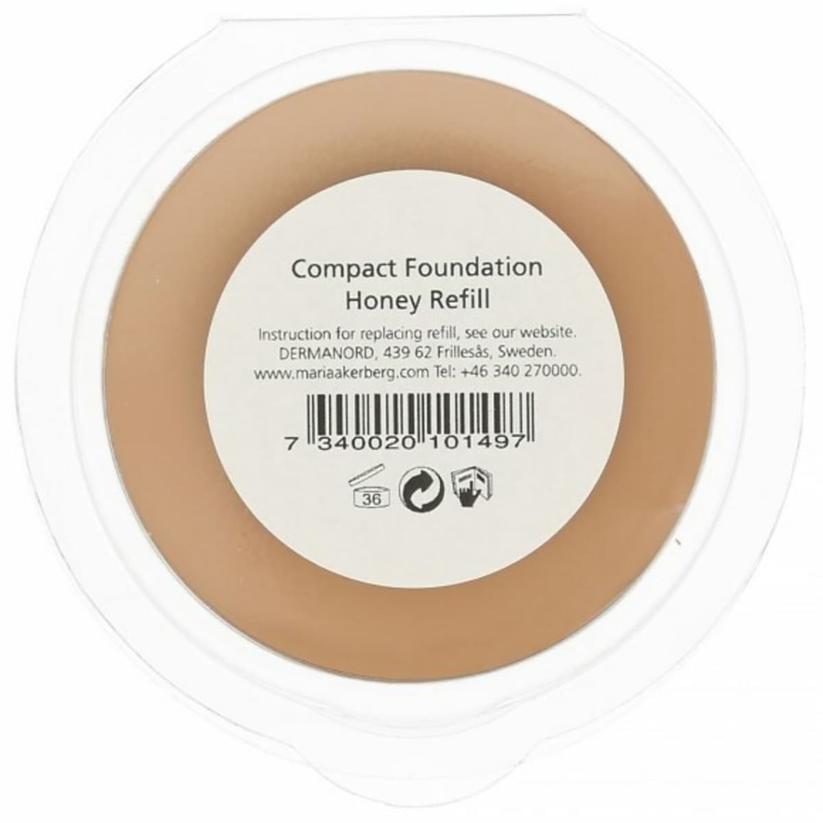 MARIA ÅKERBERG Compact Foundation Refill Sticker Milk