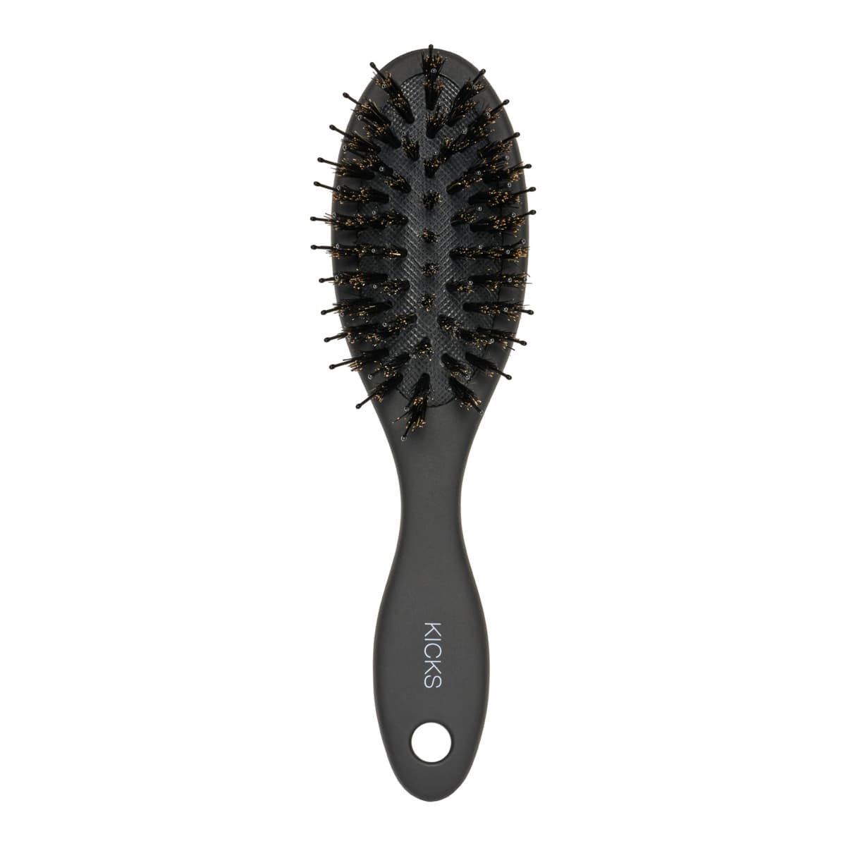 KICKS Beauty Glow Brush Matte Black Travel Size