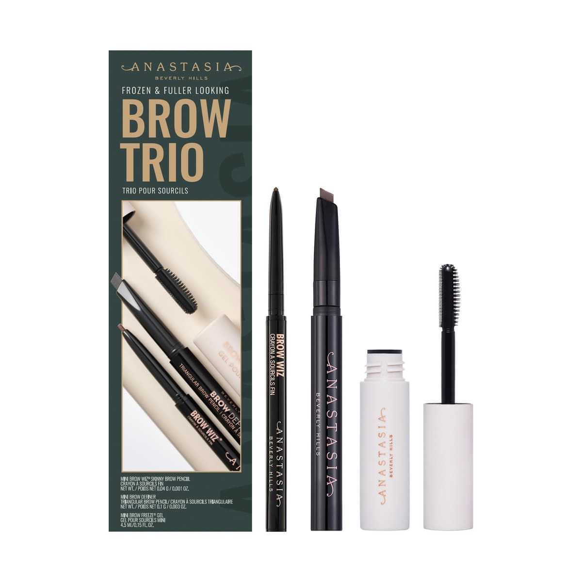Anastasia Beverly Hills Frozen & Fuller Looking Brow Trio Gift Box Taupe