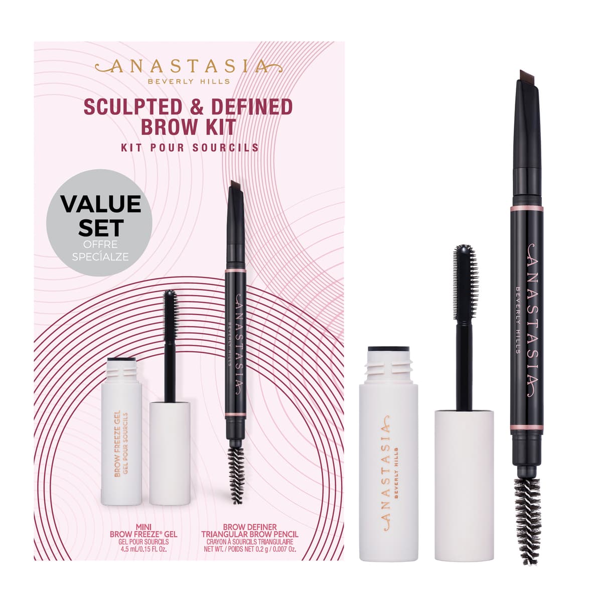 Anastasia Beverly Hills Sculpted & Defined Brow Kit Medium Brown