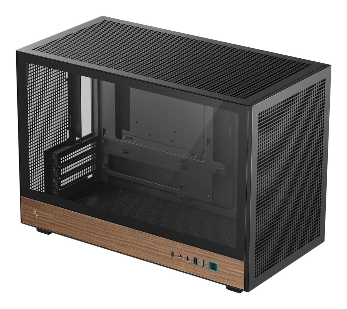 DEEPCOOL - Ch260 Wood Micro Tower Black,