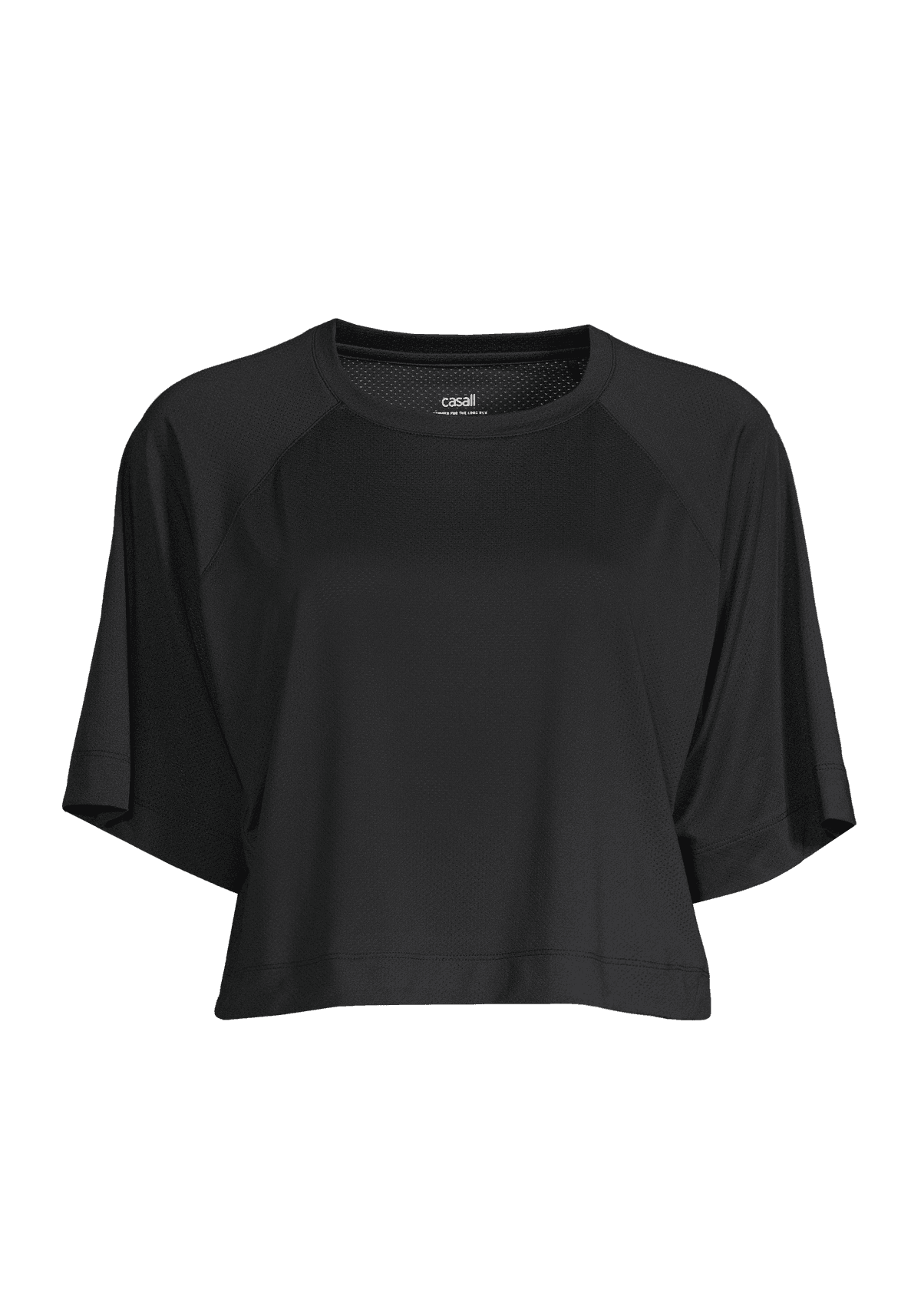 Laser Mesh Crop Tee