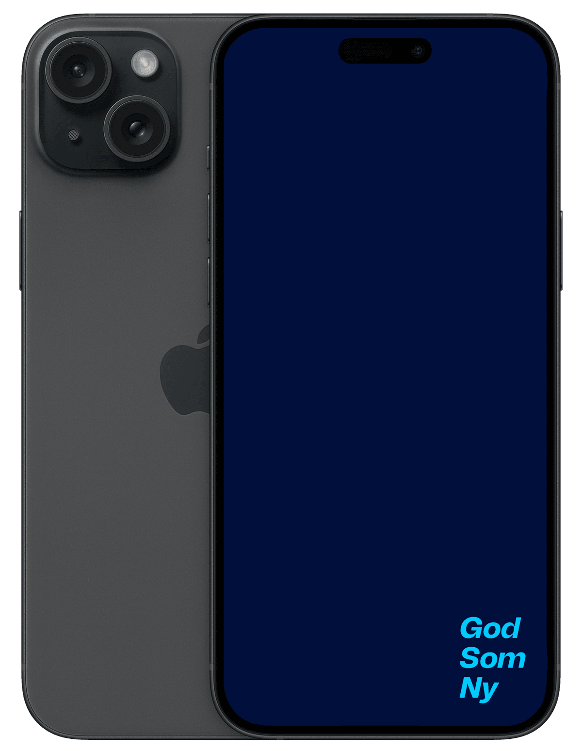 Apple iPhone 15 Plus 128GB, svart