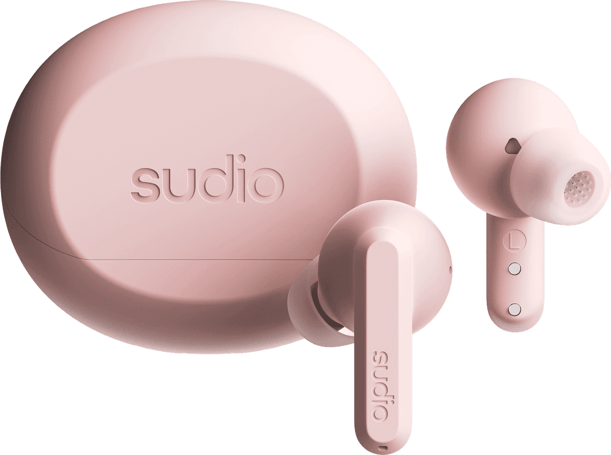 Sudio A3 Pro trådløse ørepropper, rosa