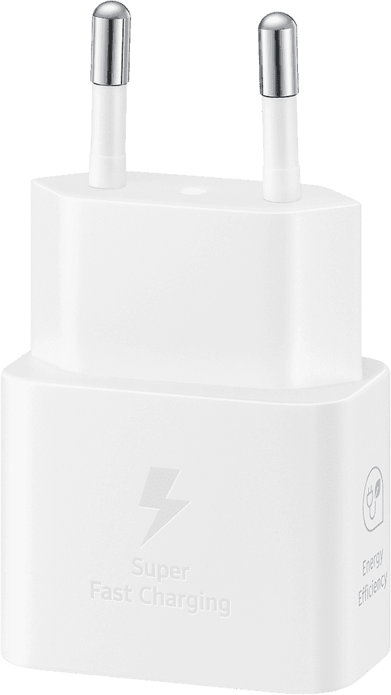 Samsung GaN 25W USB-C-lader, hvit