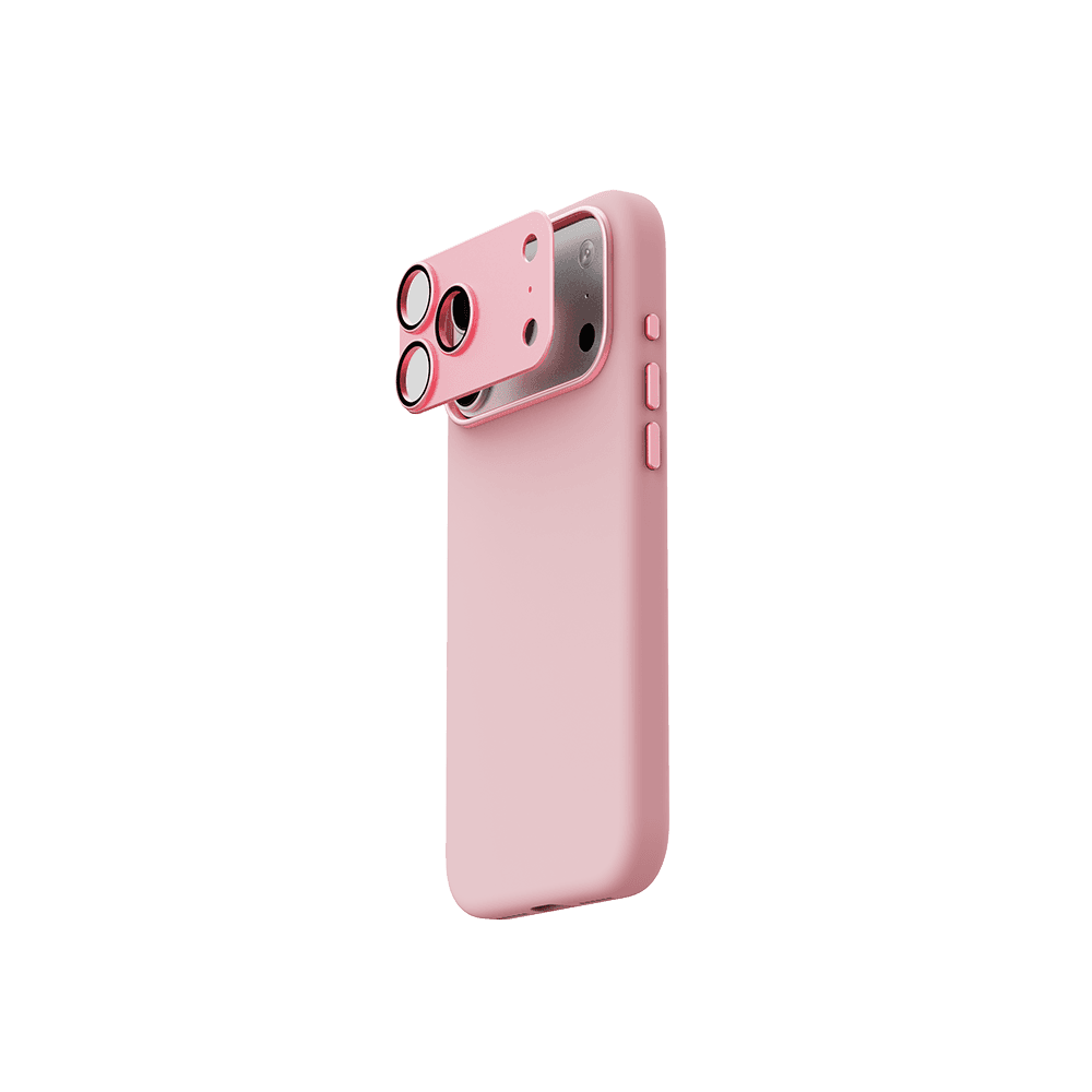 KEY CamGuard kamerabeskyttelse iPhone 17 Pro Max, rosa