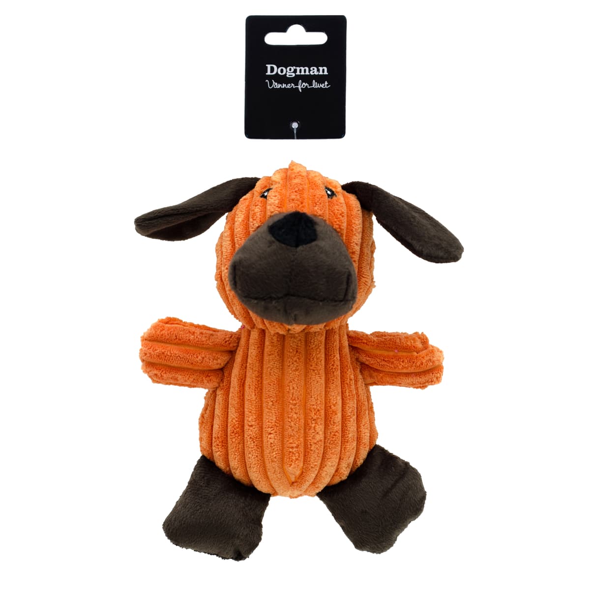 Dogman Plyschdyr i kordfløyel M 23cm