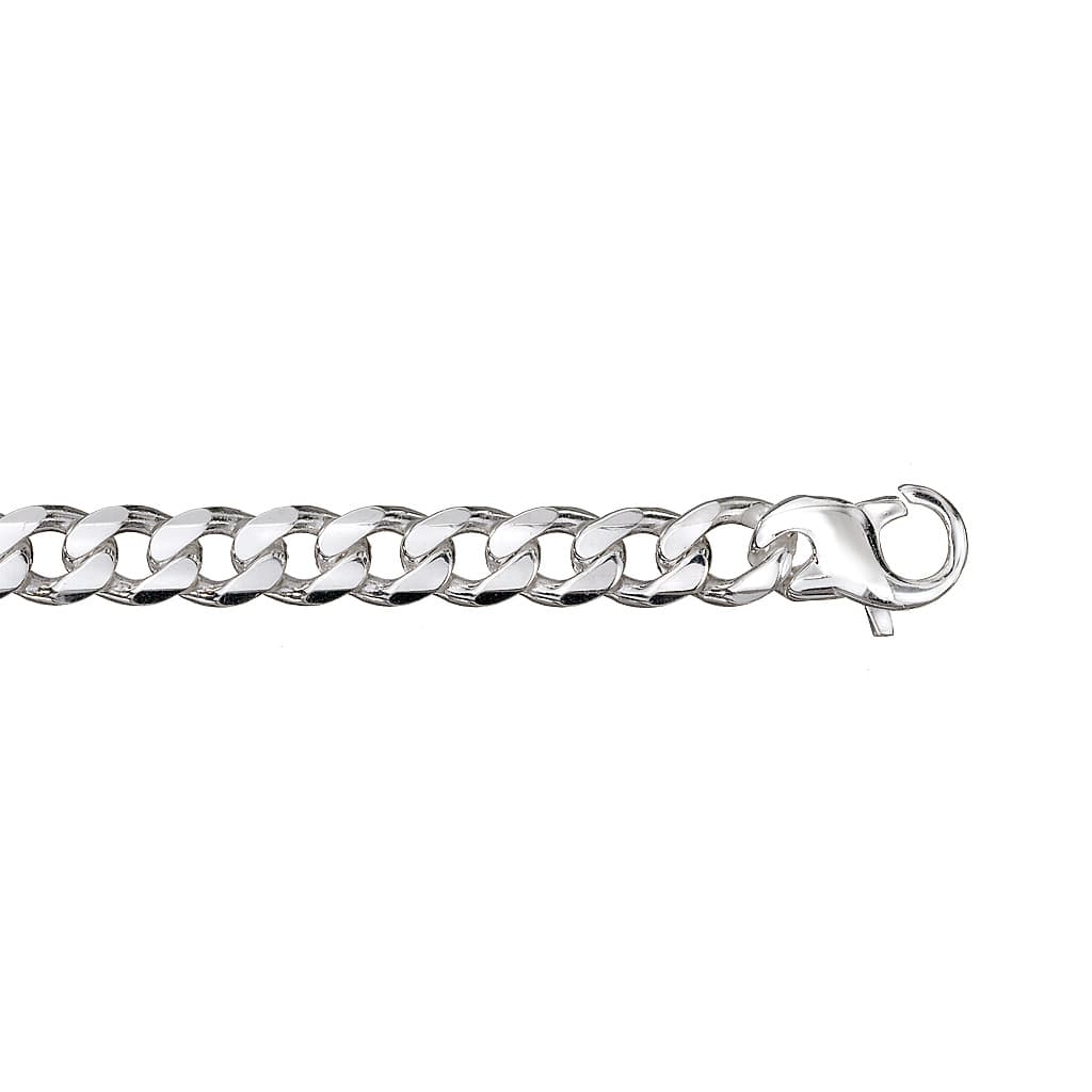 Panser armlenke i 925 sølv 8,1 mm, 21 cm