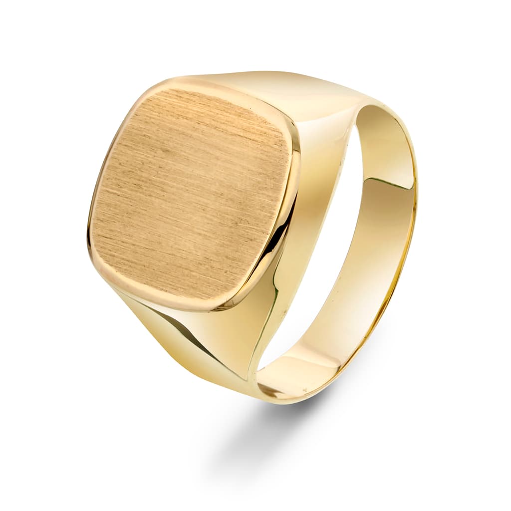 Signetring i 585 gult gull