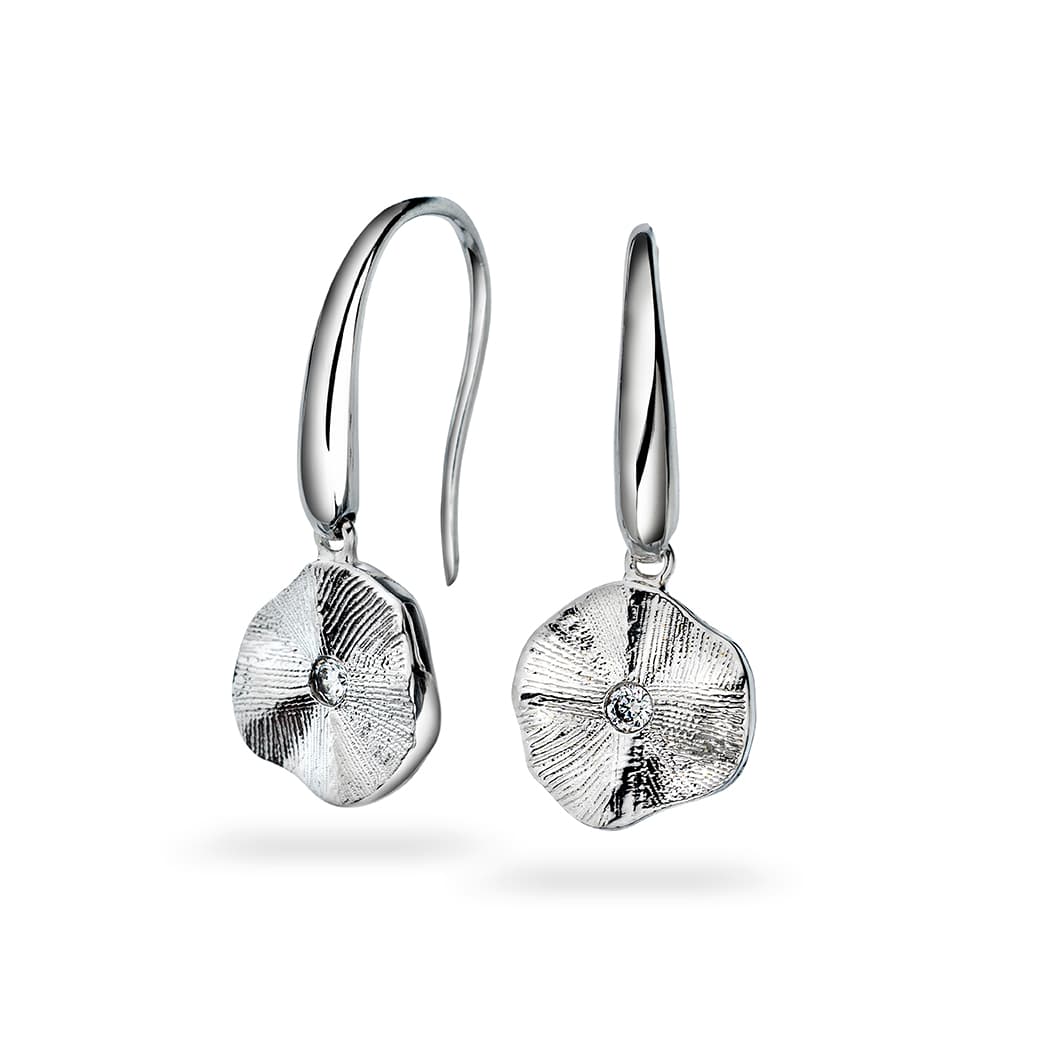 Øredobber i 925 sølv med zirkonia