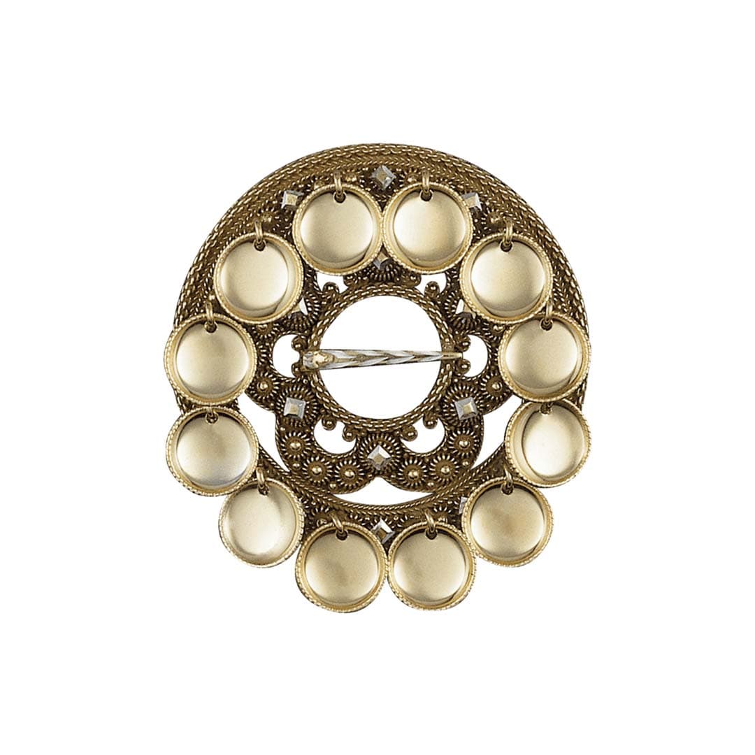 Slangesølje Telemark i 830 antikkforgylt sølv