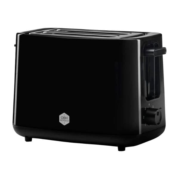 OBH Nordica Daybreak brødrister, svart