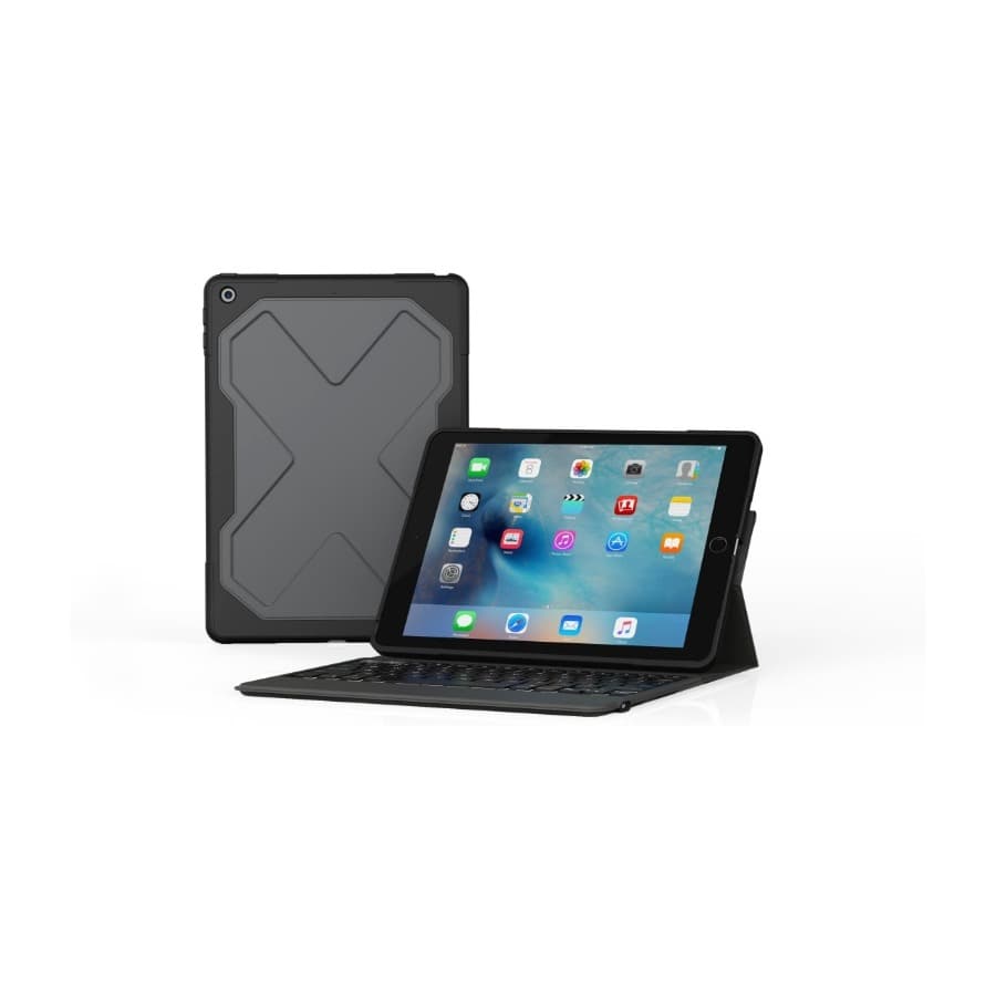 Zagg Rugged M Keyb iPad 9,7" 2017/18 bk