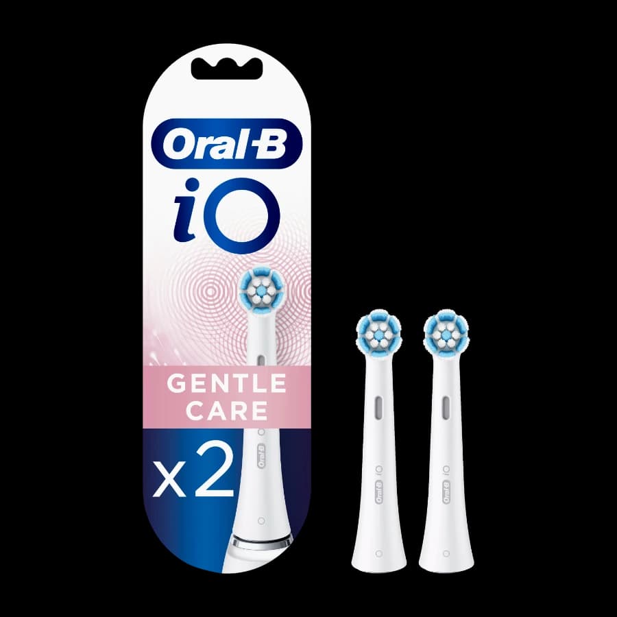 Oral-B iO Gentle Care 2 stk børstehoderefill, hvit