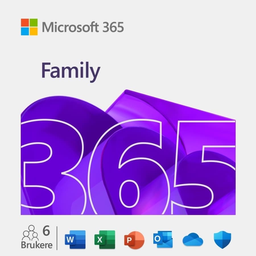 Microsoft 365 Family programvare