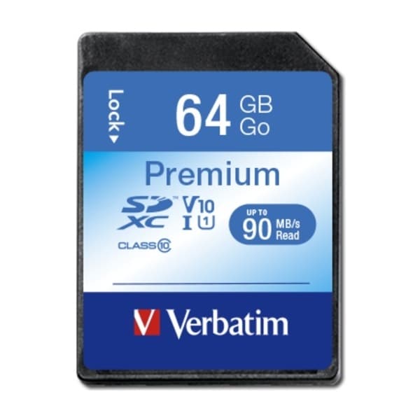 Verbatim Premium-minnekort 64 GB SDHC Class 10