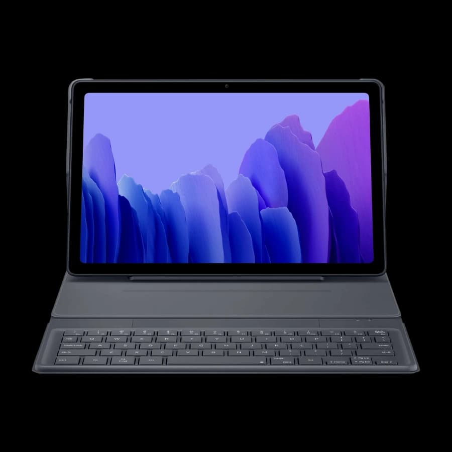 Samsung Tab A7 Book Cover Keyboard tastaturdeksel, grå