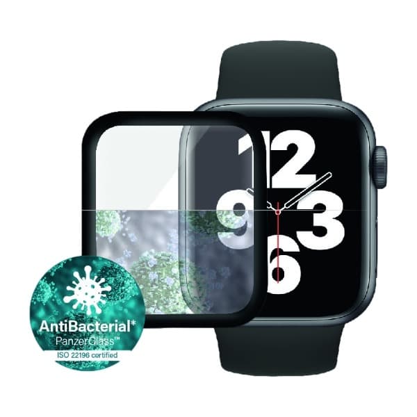 PanzerGlass skjermbeskytter Apple Watch Series 4/5/6/SE 40 mm, svart