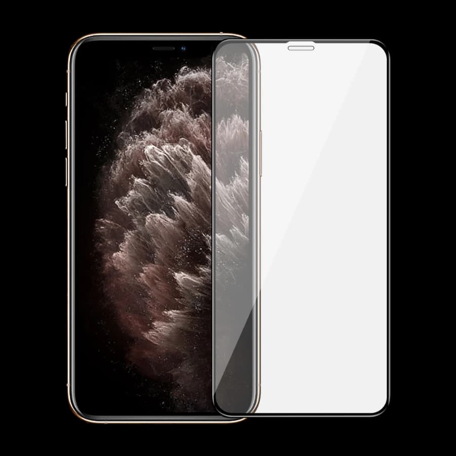 Dacota Platinum iPhone X/XS/11 Pro Tiger Glass 3D, svart