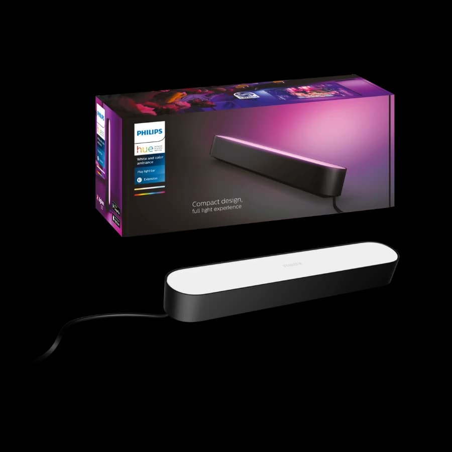 Philips Hue WCA Play Single Lysstang, svart
